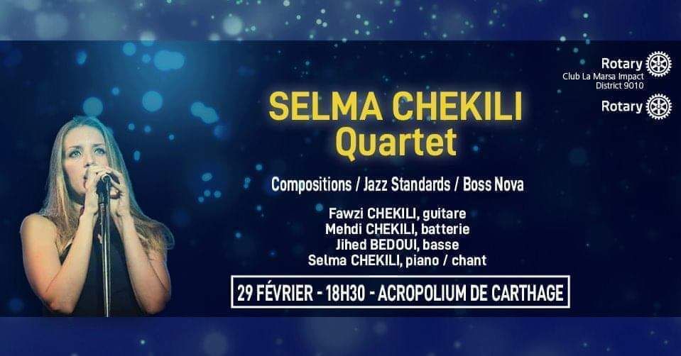 Spectacle De Jazz Selma Chekili Quartet