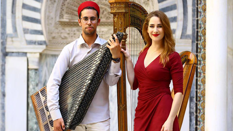 Duo Qanun et Harpe - « Harkan »présentent « Milles et une notes »à l’Agora