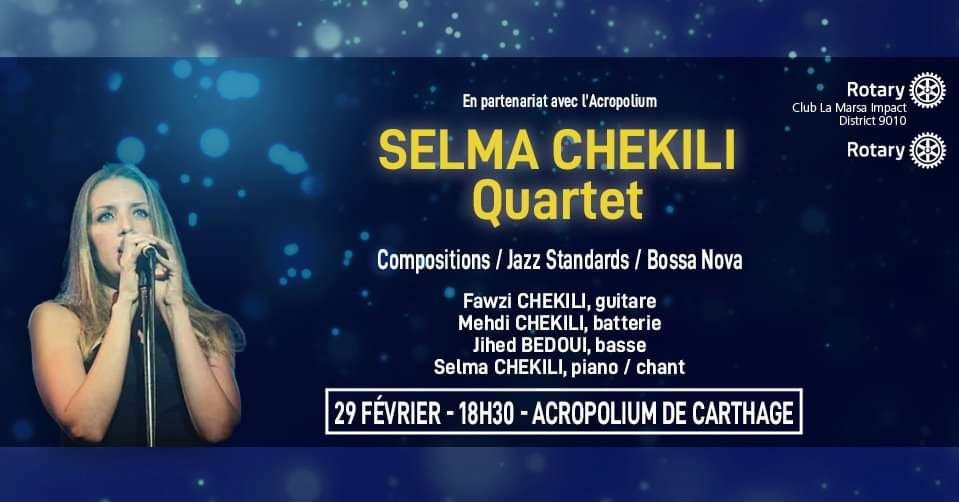 Spectacle De Jazz Selma Chekili Quartet