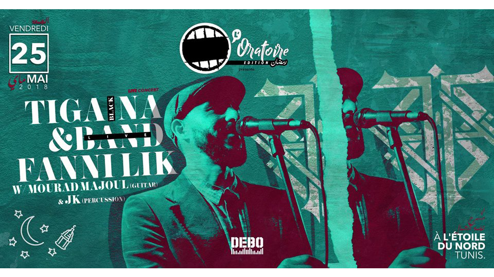 L’Oratoire : Tiga Black'na & Band — live concert à L’étoile du nord
