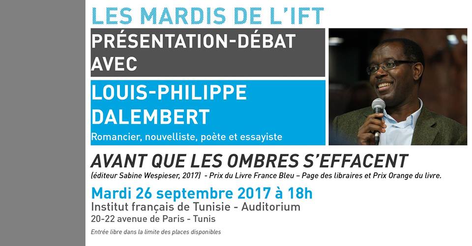 Mardis de l’IFT : Rencontre avec Louis-Philippe Dalembert