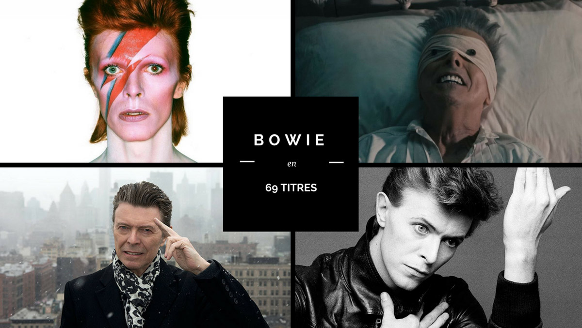 Bowie en 69 titres
