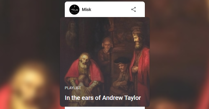 In the ears of Andrew Taylor
