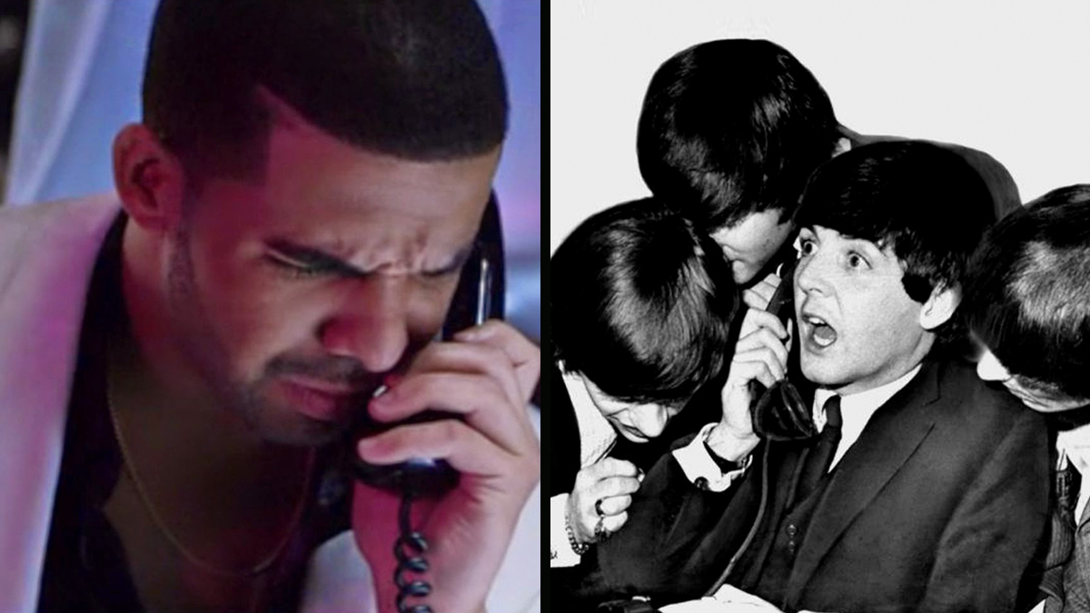 Record de charts : Les Beatles sont devancés par Drake
